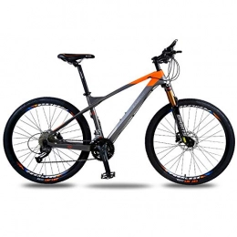 DRAKE18 Bici DRAKE18 Mountain Bike Hard Tail, Bici in Fibra di Carbonio 26 Pollici 30 Marce Disco Rigido Doppio Freno a Disco Olio Viaggio Fuoristrada per Adulti all'aperto, Orange