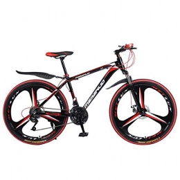 Dsrgwe Bici Dsrgwe Mountain Bike, 26" Mountain Bike, Leggera Lega di Alluminio Biciclette Frame, Doppio Disco Freno e Sospensione Anteriore (Color : Black, Size : 27 Speed)