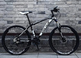 Dszgo Mountain Bike Dszgo 24 pollici / 26 pollici giovani uomini e donne studenti adulti Biciclette City Mountain Bike Biciclette variabile fuori strada velocità Biciclette a doppio disco meccanico Freni serratura ammort