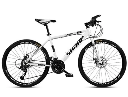 Dszgo Bici Dszgo 24 pollici for adulti Mountain Bike Student Variable Speed ​​Bike ad alta acciaio al carbonio Colore della struttura City Mountain Bike multifunzionale della bicicletta antisdrucciolevole comodo