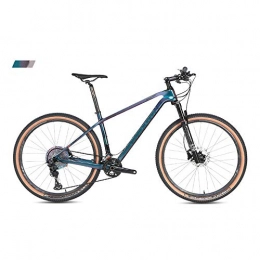 DTTKKUE Mountain Bike DTTKKUE Mountain Bike Fibra di Carbonio Bicicletta da Donna Traccia Interna Bici da Spiaggia Scolorimento Freddo Bici per Adulti 24 velocità Adatto per Fuoristrada E Viaggi, SL, 15in