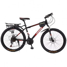 EASSEN Mountain Bike EASSEN Bici da 29 Pollici / per Adulti Mountain Bike - Acciaio al Carbonio Alto da 21 velocità, Pieno Sospensione Mountain Bike con Dual Mechanical Disc Freni Biciclette al Black Green- 27.5