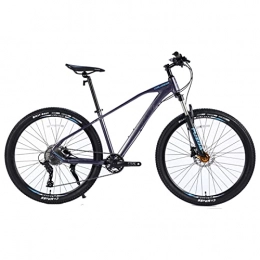 EASSEN Mountain Bike EASSEN Mountain Bike 27, 5 pollici, telaio in lega di alluminio 10 velocità adulto variabile velocità off-road bicicletta ammortizzante con doppio disco freni meccanici per uomini donne giovani viola