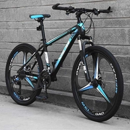  Mountain Bike Eleganti Mountain Bike Biciclette 27 velocità Freni a Disco Meccanici orientabili Telaio in Acciaio al Carbonio Leggero, A, 24 Pollici