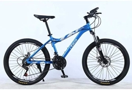 Aoyo Mountain Bike Femminile Off-Road Student Shifting adulti biciclette, 24 pollici 27 velocità Mountain bike for adulti, leggera in lega di alluminio Full frame, Ruota Anteriore Sospensione (Color : Blue)