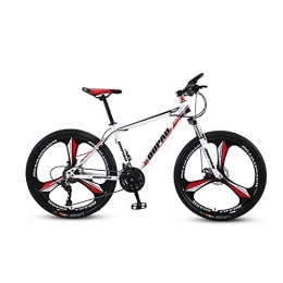 GAOXQ Bici GAOXQ 26 / 27.5 Pollici Bike in Montagna Telaio in Alluminio 21 velocità Doppia Disco con Forcella di Sospensione di Blocco per Donna White Red