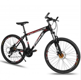 Gaoyanhang Mountain Bike Gaoyanhang Mountain Bike 26 Pollici - Lega di Alluminio Freno a Doppio Disco Fuoristrada Adulta velocità variabile Assorbimento degli Urti Fuoristrada Bicicletta (Color : Black Red, Size : 21 Speed)