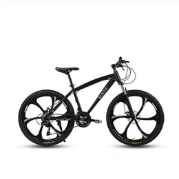 Gaoyanhang Mountain Bike Gaoyanhang Variabile 26 Pollici Bicicletta della Montagna 21 / 24 / 27 Double Disc velocità Freno Studenti One-Speed ​​Wheel Biciclette (Color : Black, Size : 27S)