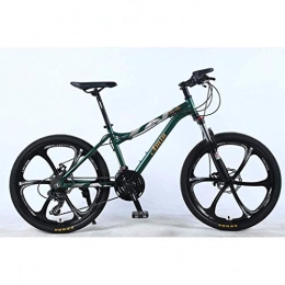 GFF Mountain Bike GFF 24 in Mountain Bike a 21 velocit per Adulto, Telaio Completo in Lega di Alluminio Leggero, Sospensione Anteriore Ruota Studente Fuoristrada Femmina Cambio Bici per Adulti, Freno a Disco