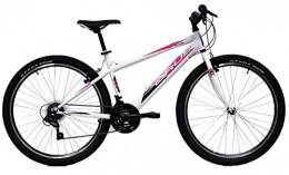 giordanoshop Bici giordanoshop Bicicletta Mountain Bike MTB Ragazza 27, 5" 21V Denver Bike RGD Bianca