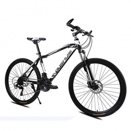 GJNWRQCY Mountain Bike GJNWRQCY Mountain Bike a Forcella Anteriore da 21 Pollici con Freni a Disco a velocità variabile da 26 Pollici a velocità variabile, Nero