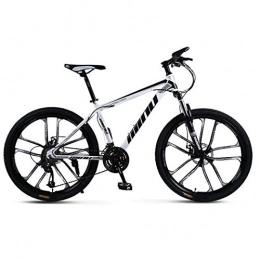 GL SUIT Mountain Bike GL SUIT Montagna Adulto della Bici della Bicicletta Acciaio al Carbonio off-Road Bike Doppio Freno a Disco Biciclette per Uomini e Donne Esterna Che Guida, 26 Pollici, B, 21 Speed