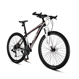 Gnohnay Mountain Bike, Spiaggia Motoslitta Biciclette, Doppio Freno a Disco, 29 Pollici 33 velocità Alluminio Adulti Fuoristrada Bicicletta,Rosso,33 Speed