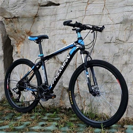 GOLDGOD Bici GOLDGOD Mountain Bike per Studenti, 26 Pollici A 24 velocità A Doppia Sospensione Mountain Bike A velocità Variabile Mountain Trail Bike Bici in Acciaio Ad Alto Tenore di Carbonio