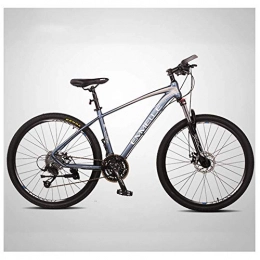 GONGFF Bici GONGFF Mountain Bike a 27 velocità, Mountain Bike da 27, 5 Pollici per Grandi Mountain Bike, Mountain Bike a Doppia Sospensione, Telaio in Alluminio, Bicicletta da Donna per Uomo, Blu