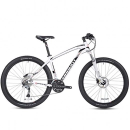 GONGFF Mountain Bike GONGFF Mountain Bike a 27 velocità, Mountain Bike Hardtail da 27, 5 Pollici con Ruote Grandi, Telaio in Alluminio da Donna per Adulti, Telaio da Donna, Bianco