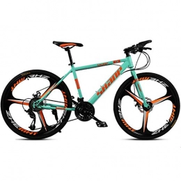 GQQ Mountain Bike GQQ Mountain Bike, Mountain Bike Unisex Fuoristrada per Tutti i Terreni con Freno a Doppio Disco Mountain Bike Ruote in Lega Di Alluminio da 24 Pollici, 27 Velocit