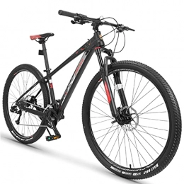 Great Mountain Bike GREAT Mountain Bike, Bici da Uomo in Mountain Bike, 26 / 29 Pollici Ruote in Lega Telaio 33 velocità Piena Sospensione Mountain Bike Doppia Disco Freno A Disco(Size:33 Speed, Color:26 Inches)