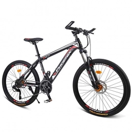 GUI-Mask Mountain Bike GUI-Mask SDZXCMountain Bike Speed ​​Road Bike Freni a Doppio Disco Bicicletta con Serratura Ammortizzatore Maschio e Femmina Adulto 27 velocità 26 Pollici