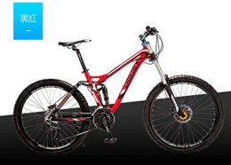 GUIO Mountain Bike GUIO a Disco Idraulici   Freni   Nuovo Ciclismo   Mountain Bike    26er Bicicletta della Montagna    Uomo e Donna in Bicicletta, Rosso 27 del Cambio   di Colore, 26 * 17 (165-175cm)