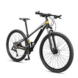 GUOHAPPY Bici GUOHAPPY Mountain Bike 36 velocità 29 Pollici Ultraleggero Fuoristrada per Uomini E Donne Giovani Grande Pneumatico Olio Freno A Disco Bicicletta, Black Yellow