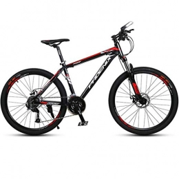 GXQZCL-1 Mountain Bike GXQZCL-1 Bicicletta Mountainbike, 26" Mountain Bike, in Lega di Alluminio Leggero della Bici della Struttura, Doppio Freno a Disco e bloccato Sospensione Anteriore, 27 velocit MTB Bike (Color : Red)