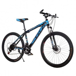 GXQZCL-1 Bici GXQZCL-1 Bicicletta Mountainbike, Mountain Bike, Acciaio al Carbonio Telaio Biciclette Montagna, Doppio Freno a Disco e Sospensione Anteriore Ravine Bike MTB Bike (Color : Black, Size : 26 inch)