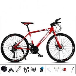 GY Mountain Bike GY Bici da Fuoristrada da 30 velocità per Mountain Bike per Adulti con Doppio Disco Ultraleggero 24 / 26 Pollici Assorbimento degli Urti delle Ruote a velocità variabile-A2_26 Pollici