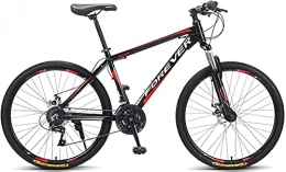 Gymqian Mountain Bike Gymqian Bici Bici da 24 Pollici Maschile e Femmina Mountain Bike Velocità Veloce Racing Doppio Ammortizzatore Ammortizzatore Bicicletta per Adulti con la Bicicletta Del Freno a Mano, B.