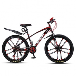 iMiMi Bici Hardtail Corsa Mtb, Fuori-strada Velocità Variabile Mountain Bike Per Adulto Signore, Sospensione Forcella Anteriore Freno A Disco Bicicletta Da Montagna, 24 Velocità C 24"