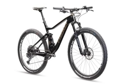 HEAD Mountain Bike HEAD Adapt Edge 3.0, Bicicletta a Sospensione Completa Unisex Adulto, Nero Metallizzato / Marrone, 48