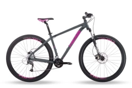 HEAD Bici HEAD Granger Joy, Mountain Bike Donna, Grigio Opaco / Rosa, 52