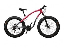 Helliot Bikes Mountain Bike Helliot Bikes Arizona, Fat Mountain Bike Unisex-Adult, Rosso e Bianco, M-L