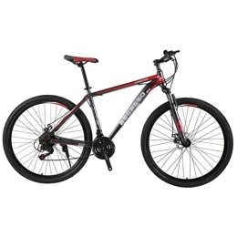 HEMSAK Mountain Bike HEMSAK Mountain Bike per Adulti, Biciclette da Montagna Leggere a 21 velocità Robusto Telaio in Lega di Alluminio con Freno a Disco, Sedile Regolabile Telaio in Lega di Alluminio