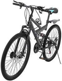 HFM Bici HFM Mountain Bike per Adulti Mountain Bike 26 Pollici Mountain Trail Bike Telaio in Acciaio ad Alto tenore di Carbonio Telaio a Sospensione Completa Biciclette 21 Marce Freni a Doppio Disco