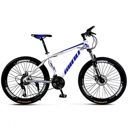 HHORB Mountain Bike HHORB off-Road Mountain Bike Telaio in Acciaio Ad Alto Tenore di Carbonio Ammortizzatore Forcella Anteriore 21 / 24 / 27 velocità Freno A Doppio Disco 26 Pollici Giovani Uomini E Donne, A, 21 Speed