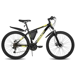 ROCKSHARK Mountain Bike Hiland Mountain Bike 26 Pollici Nero con Cambio Shimano 21 Velocità, Borsa da Telaio e Parafango, MTB per Ragazzo e Ragazza…