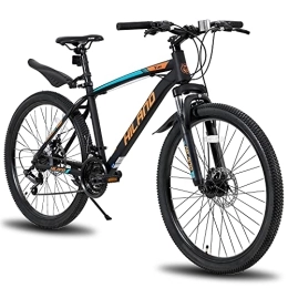 STITCH Mountain Bike Hiland Mountain Bike 27, 5 Pollici per Ragazzo e Ragazza Bici da Uomo e Donna con Telaio in Acciaio, Ammortizzatore Anteriore Colore Nero e Arancione…