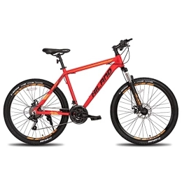 STITCH Bici Hiland Mountain Bike da 26 Pollici con Forcella Ammortizzata Bicicletta da Montagna con Cambio a 21 Velocità Bicicletta per Uomo e Donna Bici Rosso Telaio da 482mm…