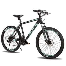 STITCH Mountain Bike Hiland Mountain Bike da 26 Pollici con Forcella Ammortizzata Cambio a 21 Velocità, Bicicletta per Uomo e Donna, Colore Nero, Telaio da 432 mm…