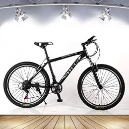 hmmsw Mountain Bike hmmsw Mountain Bike Fuoristrada Mountain Bike da 26 Pollici in Lega di Alluminio da 21 velocità con Bici da Studente per Mountain Bike a Breve Distanza-Freno a V Verde Blu Nero_26 pollicix19 Pollici