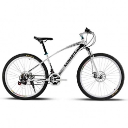 HongLianRiven Mountain Bike HongLianRiven Bicicletta BMX, Mountain Bike, Bicicletta della Strada, Hard Tail Bike, 26 Pollici 21 / 24 / 27 velocit Studente Variable Speed Bike 7-20 (Color : White, Size : 21 Speed)