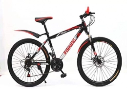 HongLianRiven Mountain Bike HongLianRiven BMX Mountain Bike con Assorbimento di Scossa La Forcella Ammortizzata, 21-velocit Impugnatura Antiscivolo Freni a Disco Bicicletta Davanti e Dietro Bici for Bambini 7-2