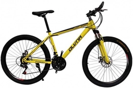 HongLianRiven Mountain Bike HongLianRiven BMX Mountain Bike Studente Bicicletta Doppio Disco Freno Cambio Velocità Mountain Bike Uomini E Donne Adulti Auto Arancione Ruota 26 Inch 27 Velocità 7-20