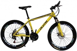 HongLianRiven Mountain Bike HongLianRiven BMX Mountain Bike Studente Bicicletta Doppio Disco Freno Cambio Velocità Mountain Bike Uomini E Donne Adulto Auto Arancione-Alto Coltello Ruota 26" 24 Velocità 7-14