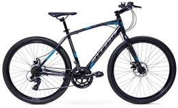 Huffy Mountain Bike Huffy Uomo 27, 5, Carom-Bicicletta da Ghiaia Ibrida da 27, 5 mm Unisex, Nero, M