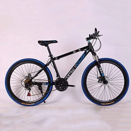 HUWAI Mountain Bike Huwai Mountain Trail Bike, Bici da Montagna con Il 26 Pollici Ruote, 27 velocità, Alluminio Leggero Telaio MTB Biciclette con Freni a Disco, sospensioni Anteriori, Nero