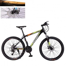 HWGNT Mountain Bike HWGNT Mountain Bike da 26 Pollici, 21 velocità, Freni a Doppio Disco, Mountain Bike Antiscivolo Ammortizzante per Uomo e Donna (Nero)