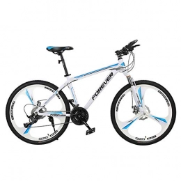 Hxx Mountain Bike Hxx Pieghevole Mountain Bike, 26"Unisex Ammortizzatore Bicicletta 30 velocit in Lega di Alluminio Doppio Freno A Disco Telaio Cross Country Bicicletta Slip Wear Tire, Blu