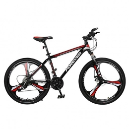 Hxx Mountain Bike Hxx Pieghevole Mountain Bike, 26"Unisex Ammortizzatore Bicicletta 30 velocit in Lega di Alluminio Doppio Freno A Disco Telaio Cross Country Bicicletta Slip Wear Tire, Rosso